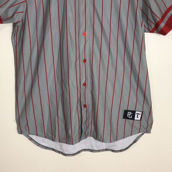 Russell athletic sports button up jersey shirt size large - Picture 3 of 13